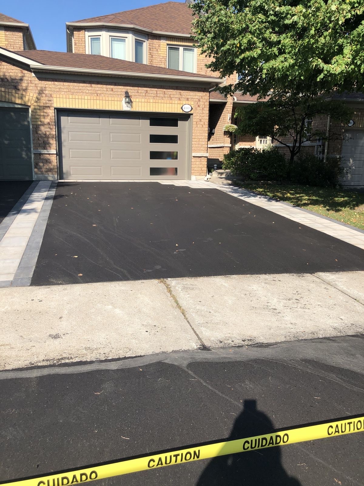 Scellage entrée semi-détachée